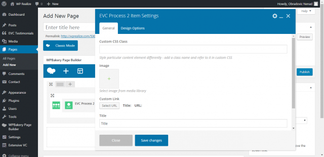 Process 2 shortcode - WordPress addon for WPBakery Visual Composer plugin