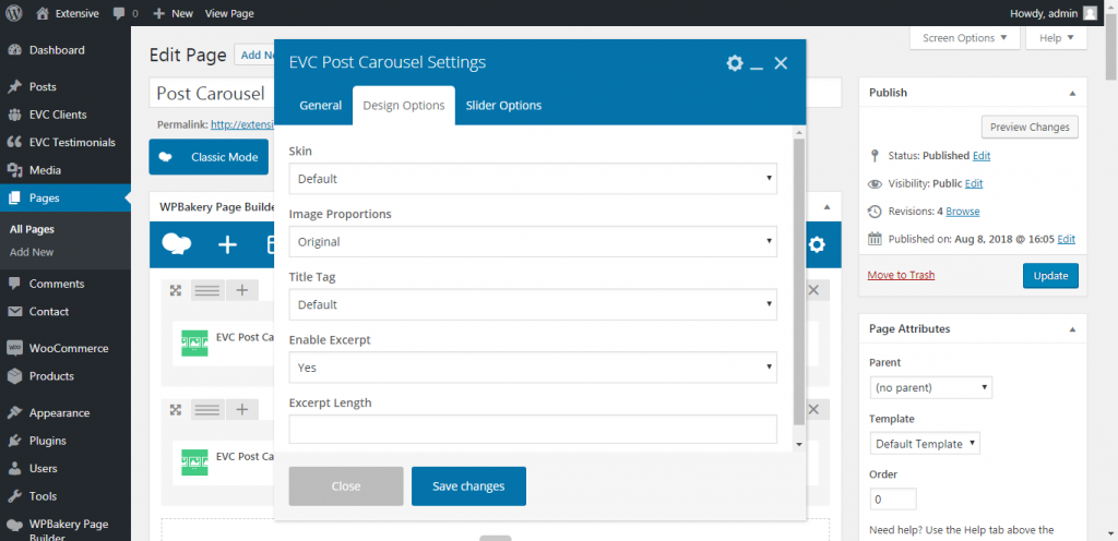 Post Carousel shortcode - WordPress addon for WPBakery Visual Composer ...